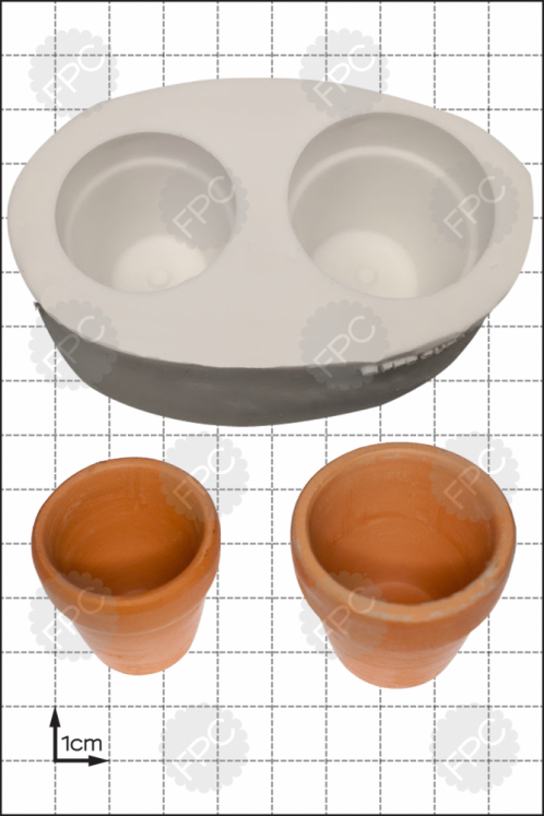 '3D Flower Pots' Silicone Mould